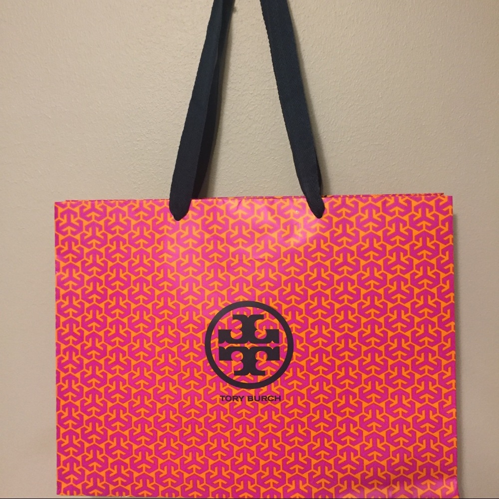 Tory Burge Large Pink Shopping Bag